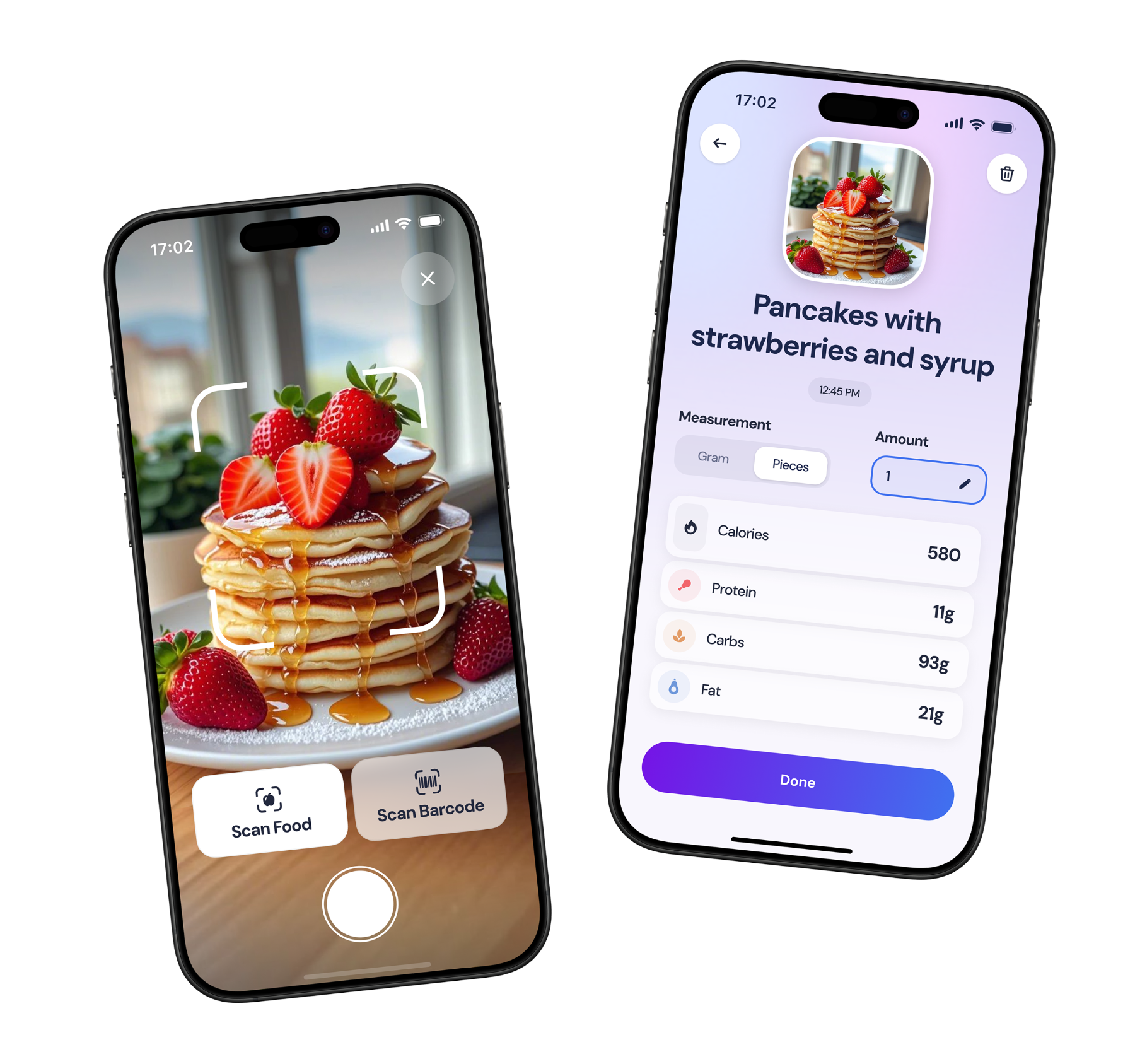 CalorWize app screen